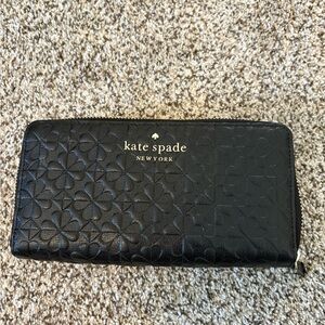 Kate Spade Black Quilted Wallet